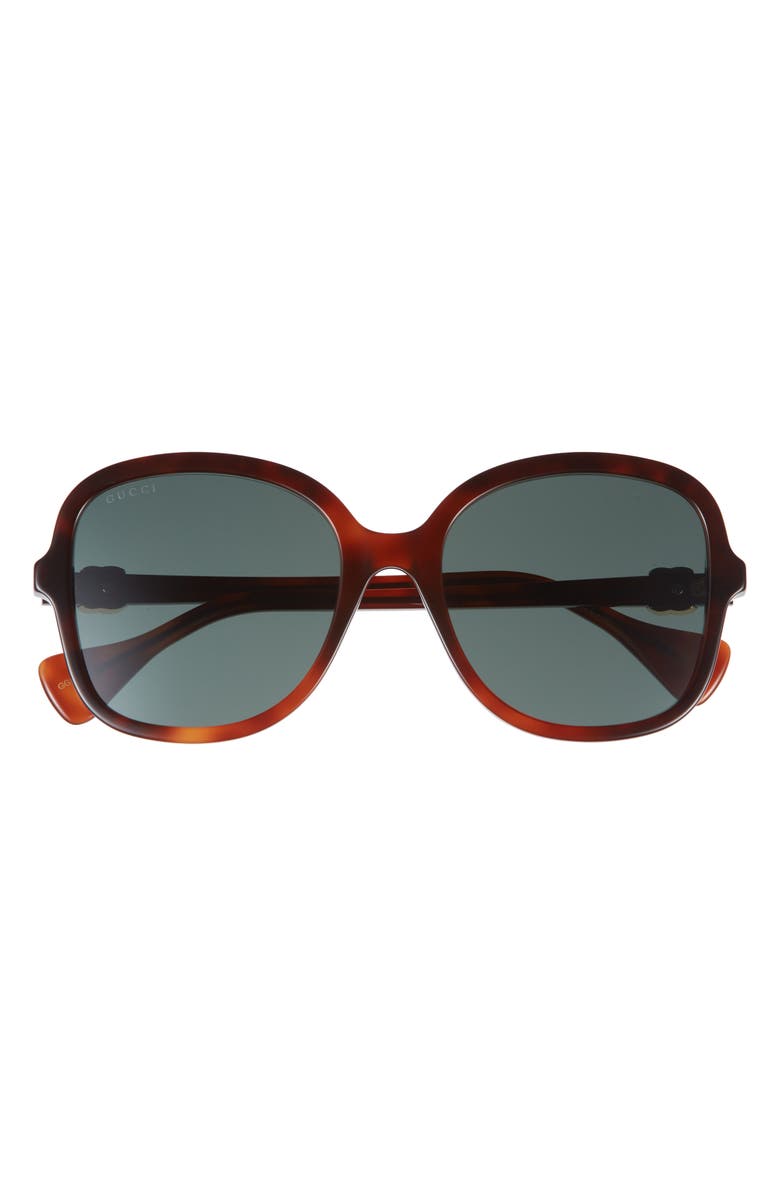 Gucci 56mm Oversize Round Sunglasses, Main, color, 