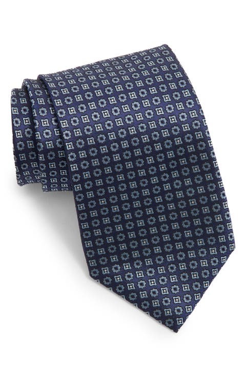Medallion Silk Tie