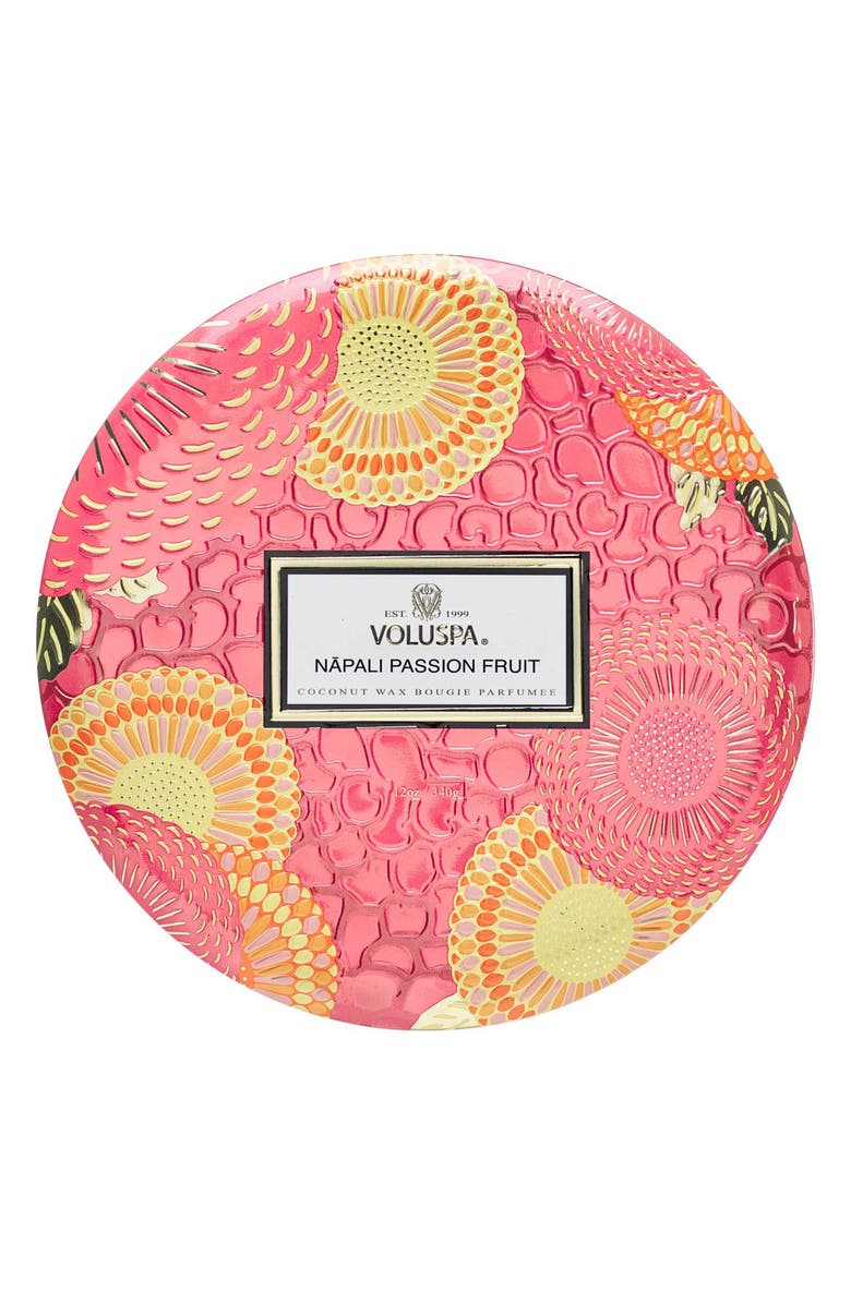 Voluspa Napali Passion Fruit 3-Wick Tin Candle, Alternate, color, 