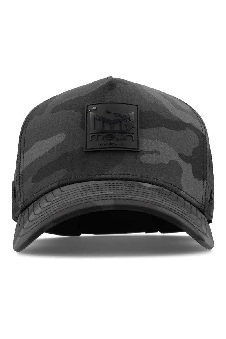 Odysea Islands Hydro Performance Snapback Hat, Alternate, color, CHAIN CAMO