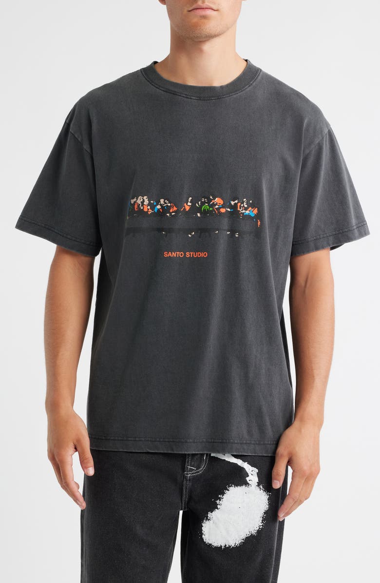 SANTO STUDIO Last Supper Graphic T-Shirt, Main, color, 