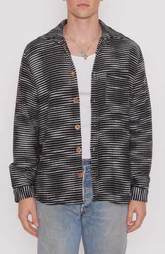 Raga Man Jacquard Stripe Shacket