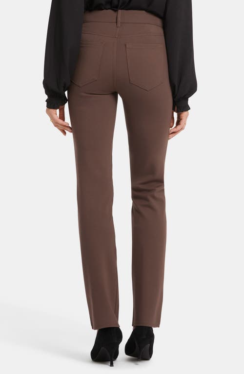 Nydj Barbara Stretch Twill Bootcut Pants In Brown