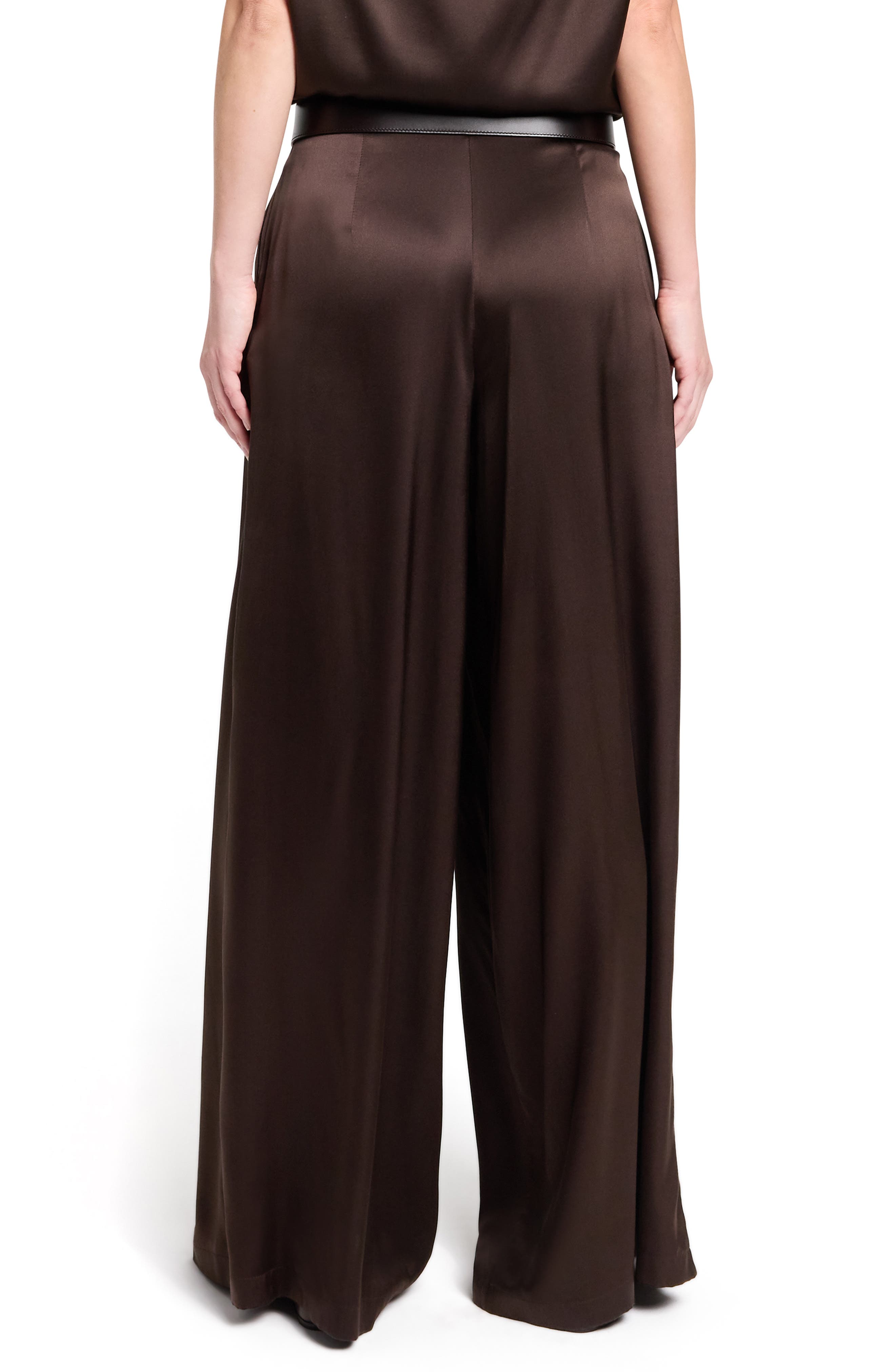 Drew Stretch Silk Wide Leg Pants - image 2