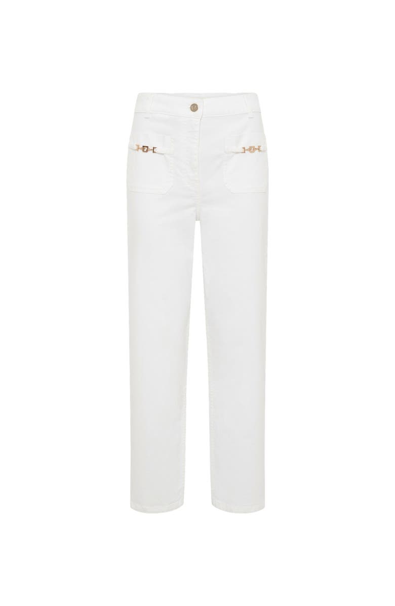 GERARD DAREL Allie Cropped Straight Leg Jeans, Alternate, color, White