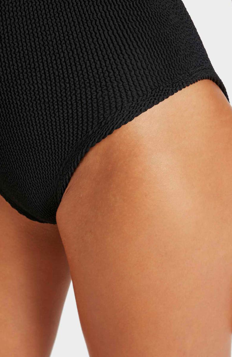 Hunza G Faye One-Piece Swimsuit, Alternate, color, Black