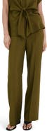 MANGO Mid Rise Straight Leg Pants