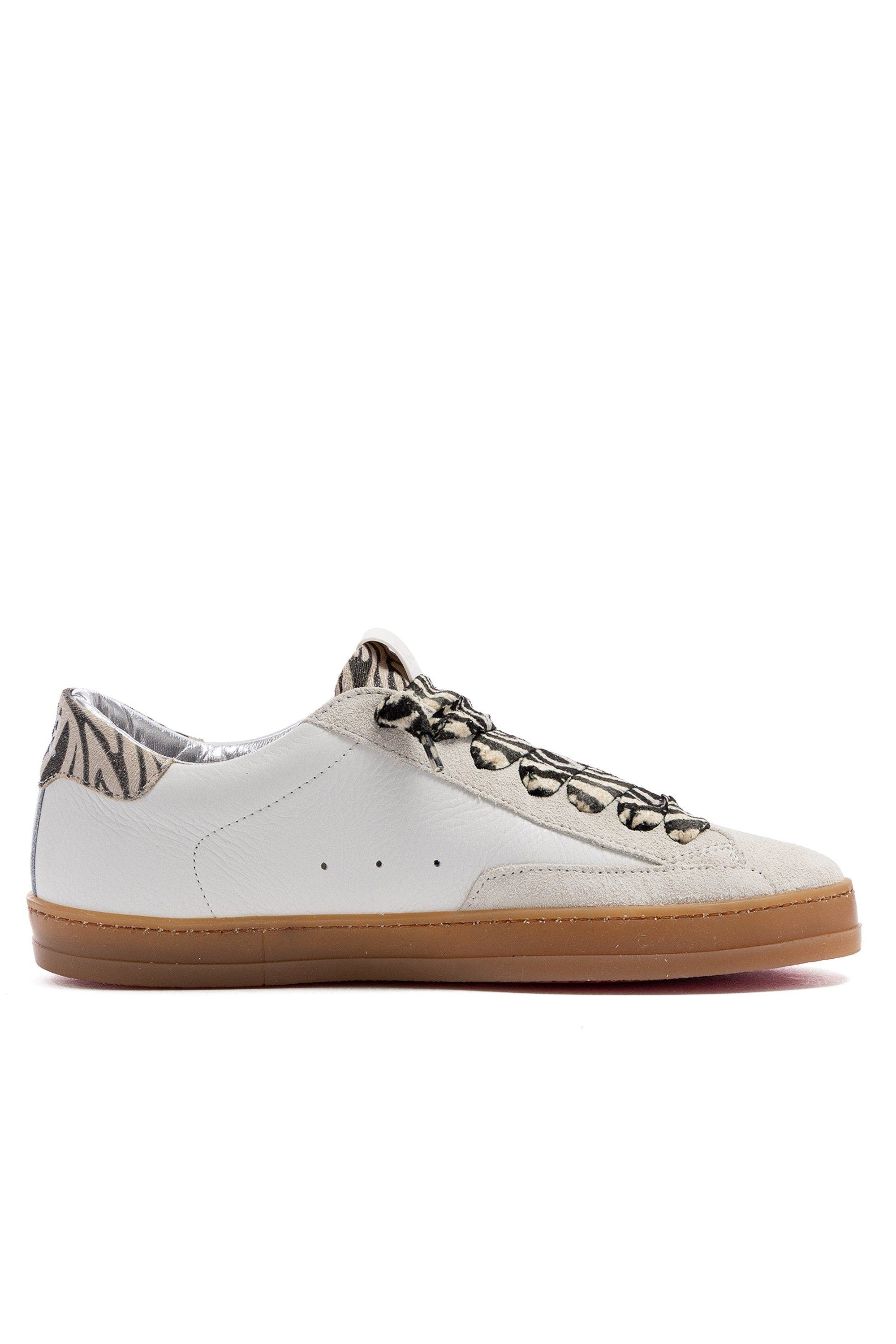 P448 John Sneaker, Main, color, Zebra White