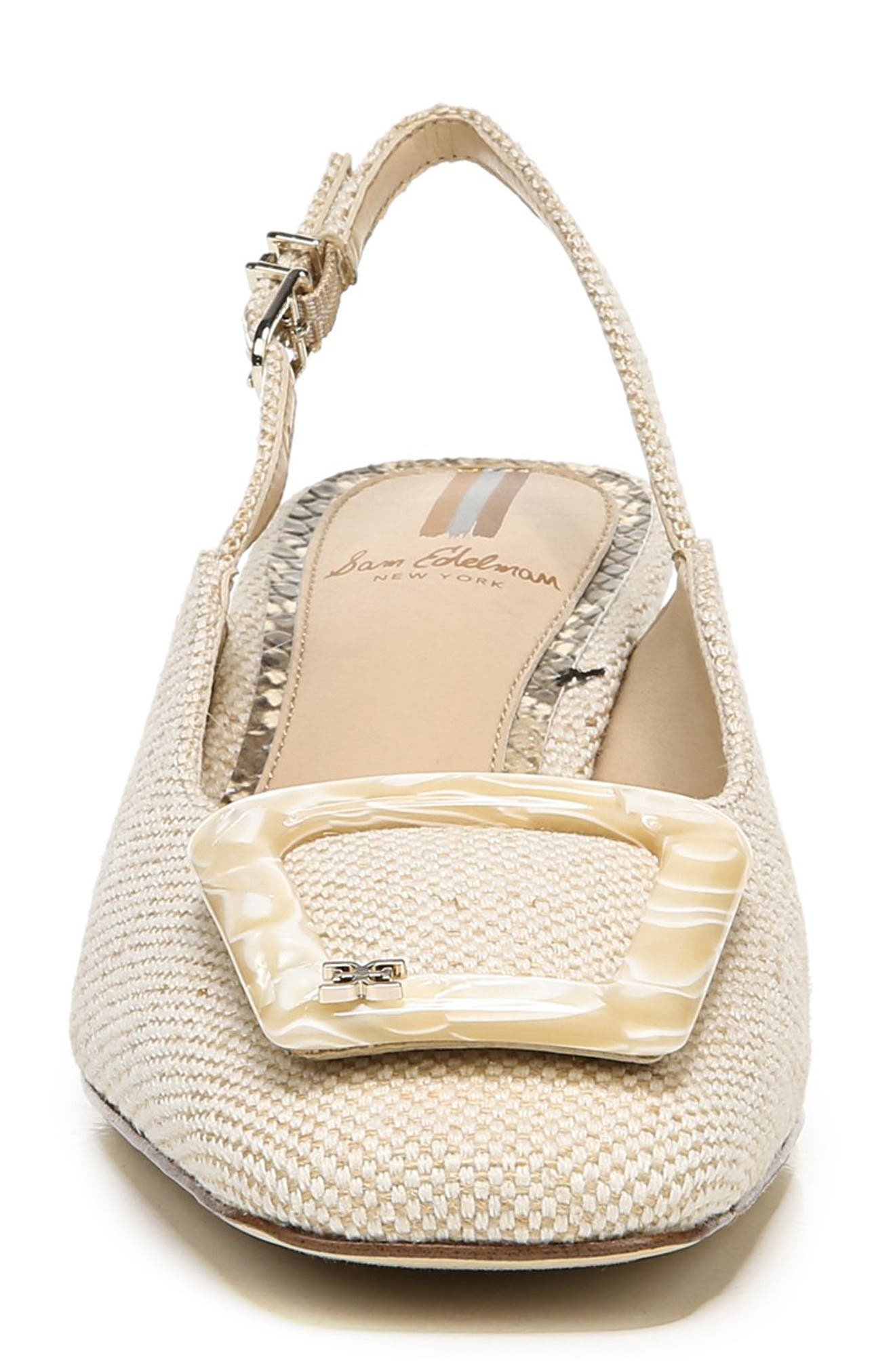 Tanessa Slingback Mule, Alternate, color, NATURAL LEATHER