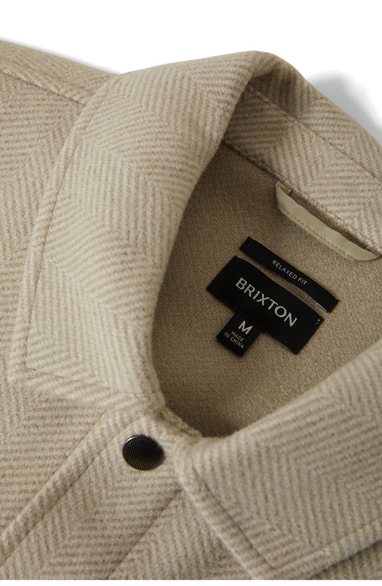 Brixton Durham Herringbone Shirt Jacket, Alternate, color, Brushed Elm