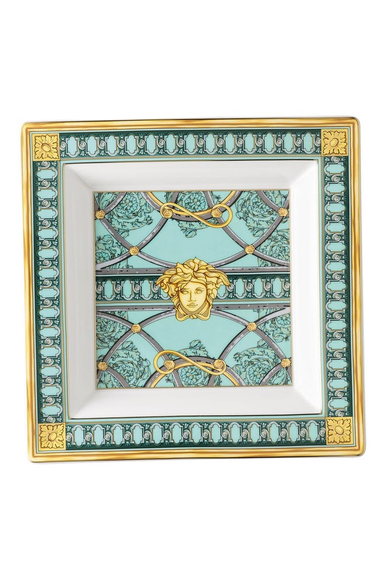 La Scala Del Palazzo Verde Tray, Main, color, GREEN