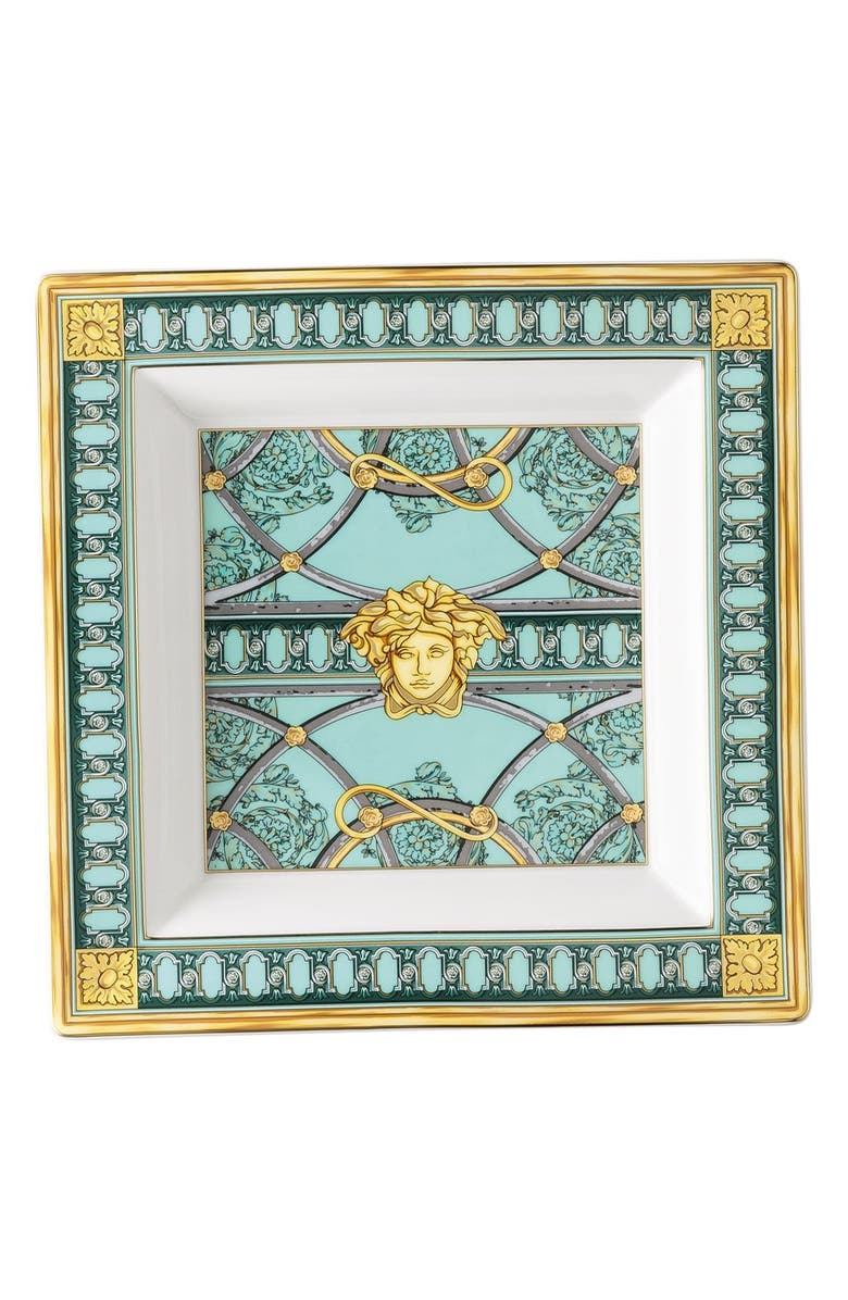 Versace La Scala Del Palazzo Verde Tray, Main, color,