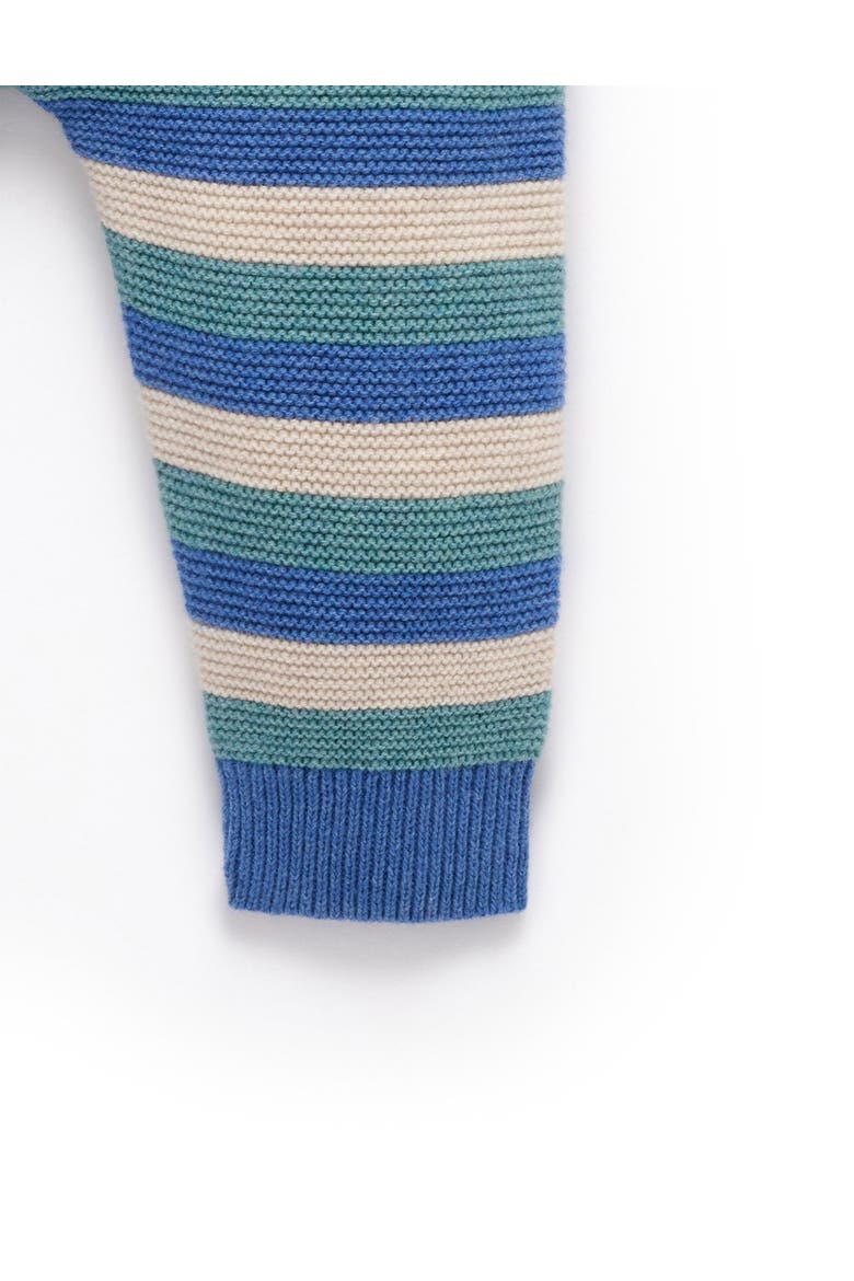 Baby Boy's Knitted Legging, Alternate, color, Duck Egg Stripe
