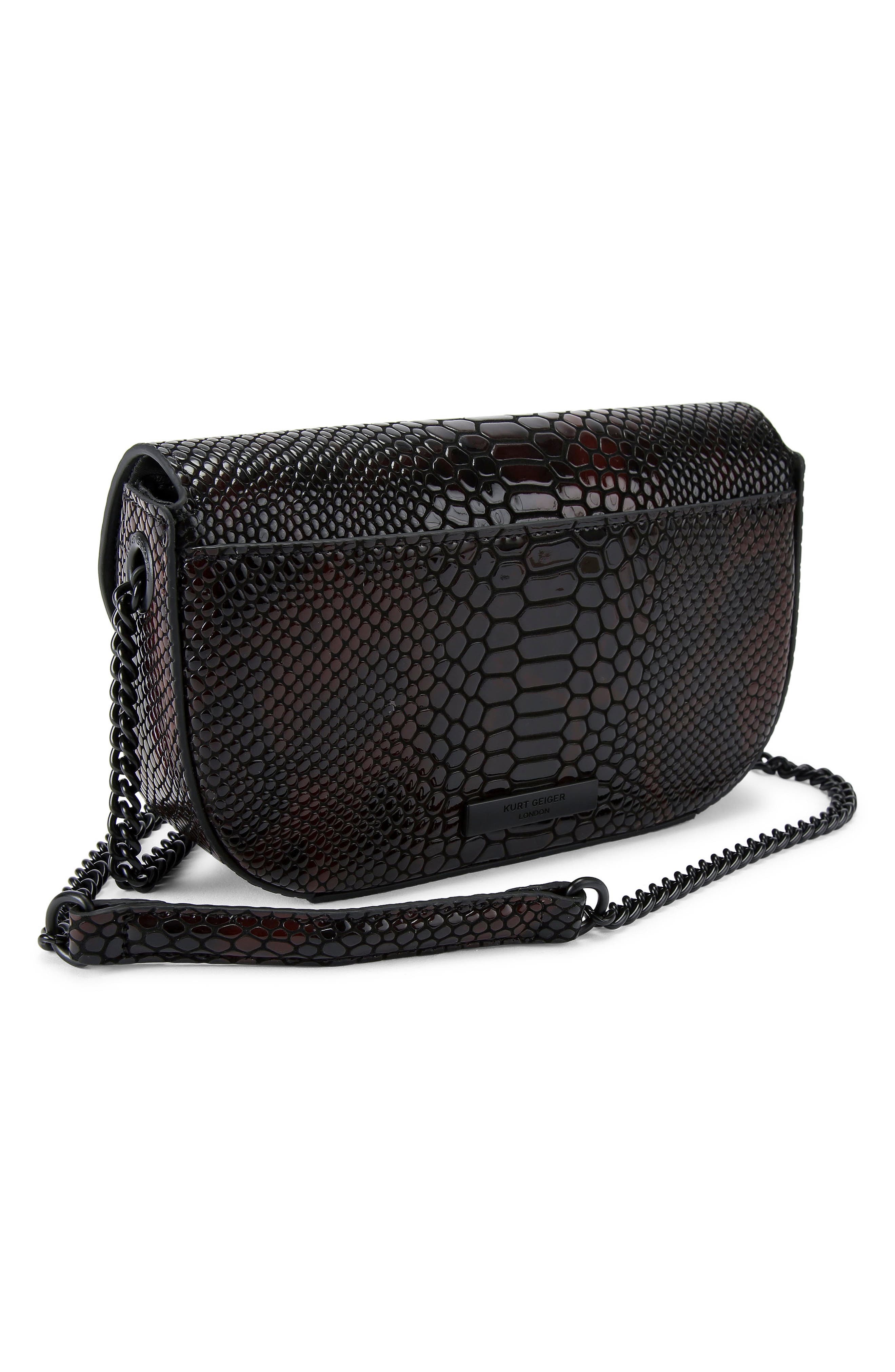 Kurt Geiger London Small Chelsea Leather Crossbody Bag, Alternate, color, 