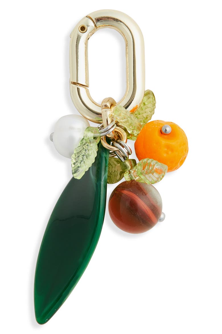 Pet Collar Charm, Main, color, ORANGE/ PEARL