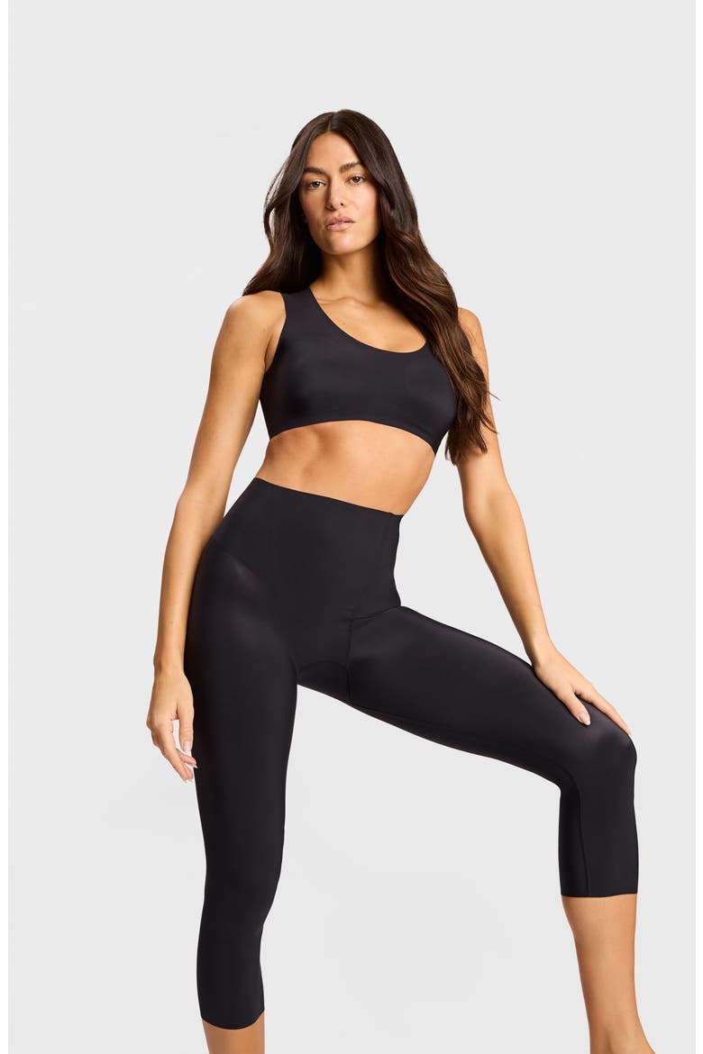 Zone Smoothing Capri Pants, Alternate, color, BLACK