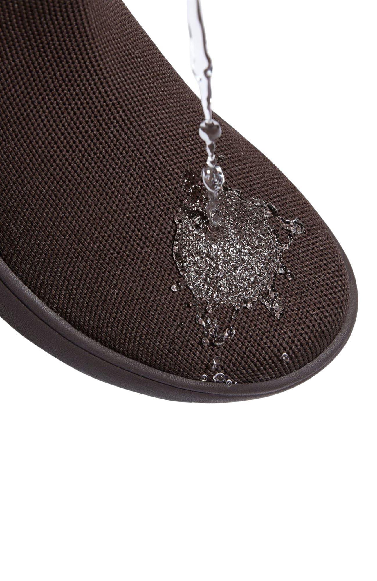 VIVAIA Water-Repellent Sneaker Boot Sliders, Alternate, color, Dark Chocolate