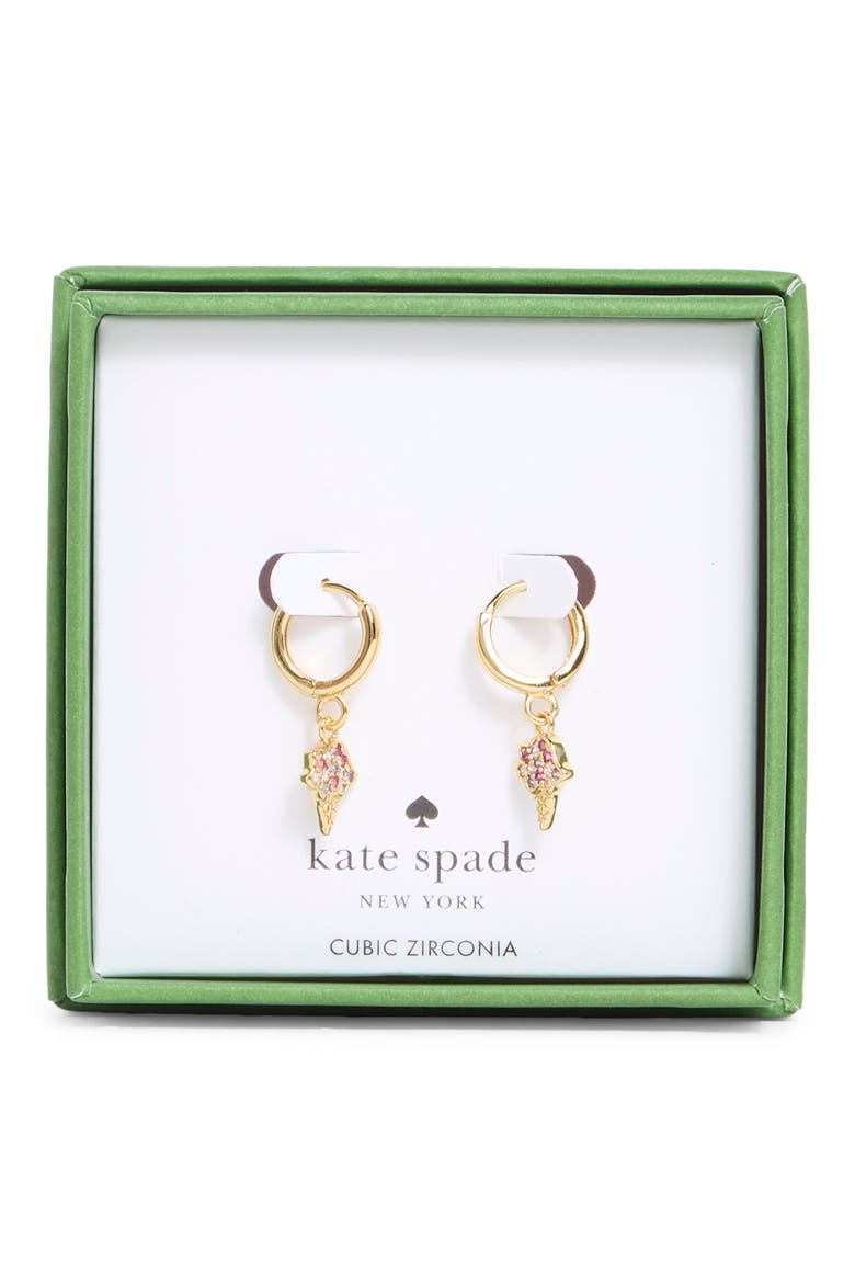 ice pop cubic zirconia drop earrings, Main, color, PINK MULTI