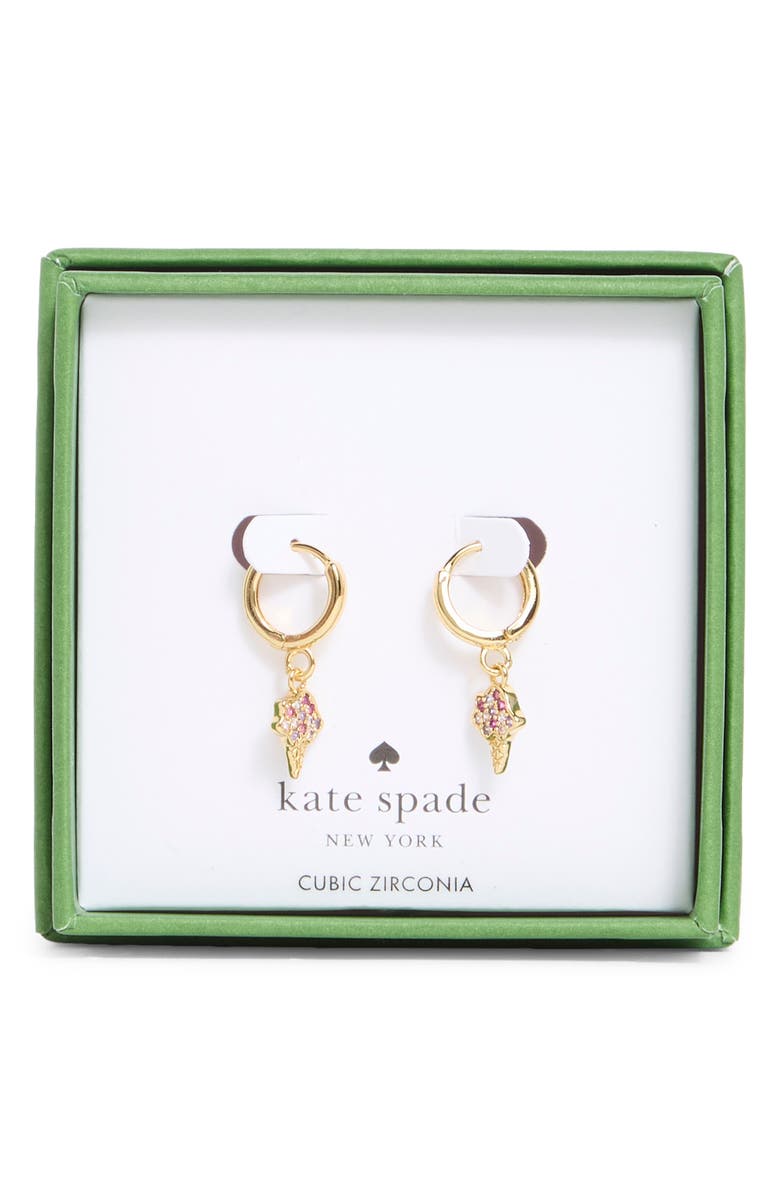 Kate Spade New York ice pop cubic zirconia drop earrings, Main, color, Pink Multi