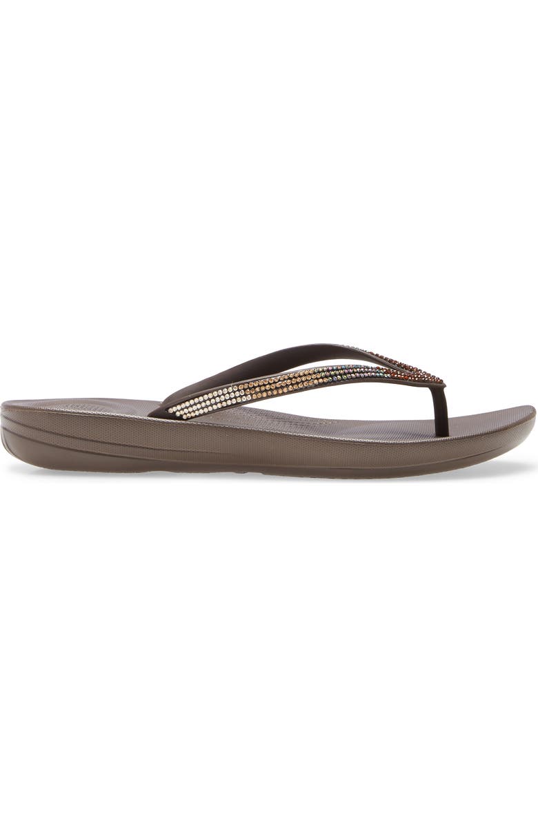 FitFlop iQushion Ombré Sparkle Flip Flop, Alternate, color,