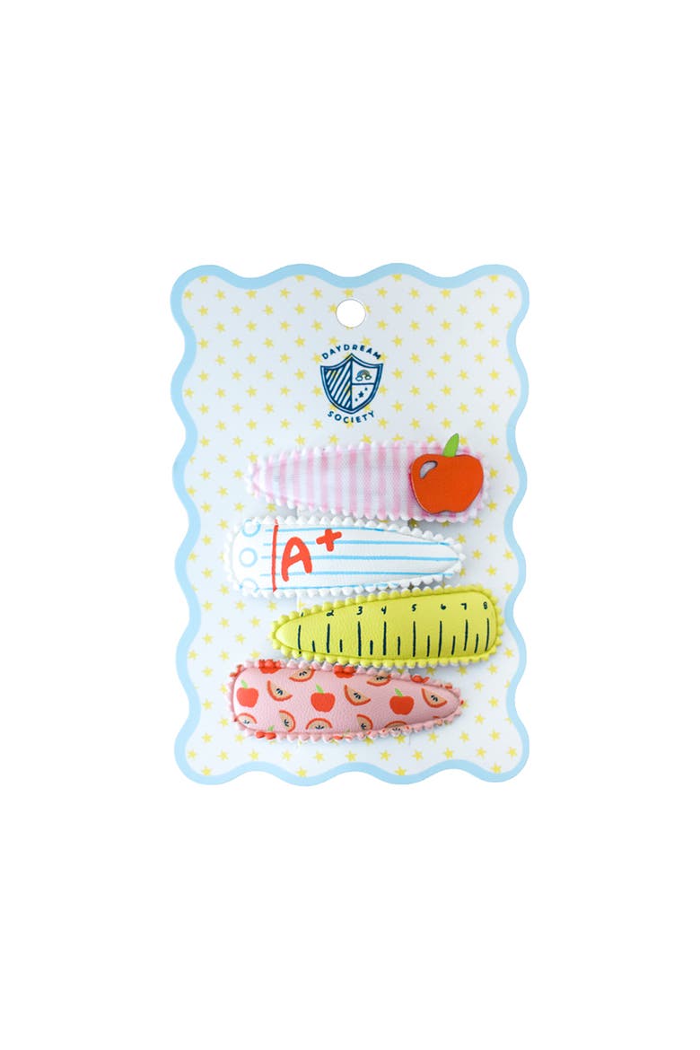 Back to School Printed Clip Set, Main, color, Assorted Pre-Pack