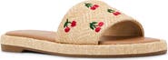 Madden Girl <p>Addie Embroidered Slide Sandal (Women)</p>