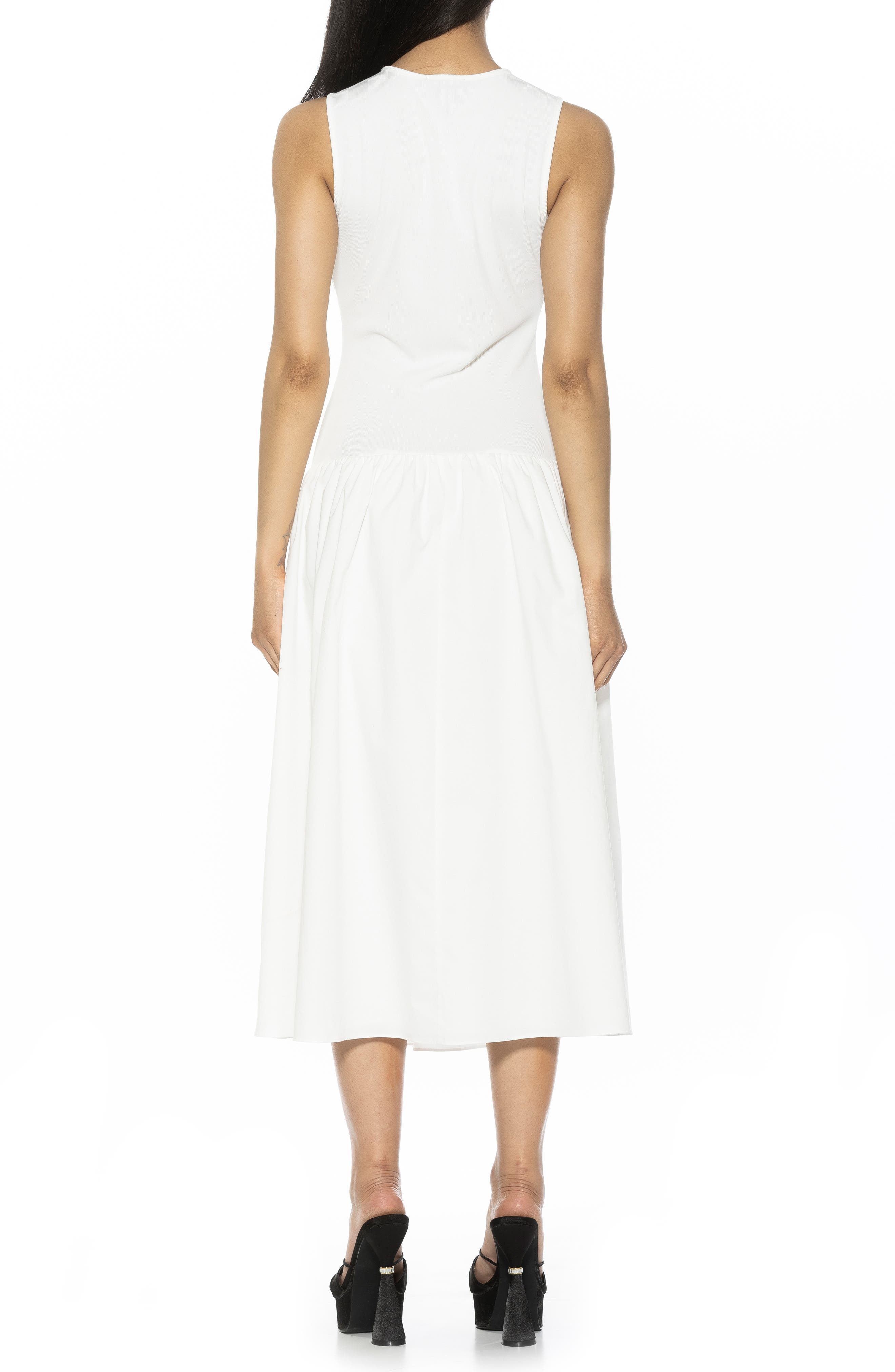 Lyle Drop Waist Midi Dress - image 2