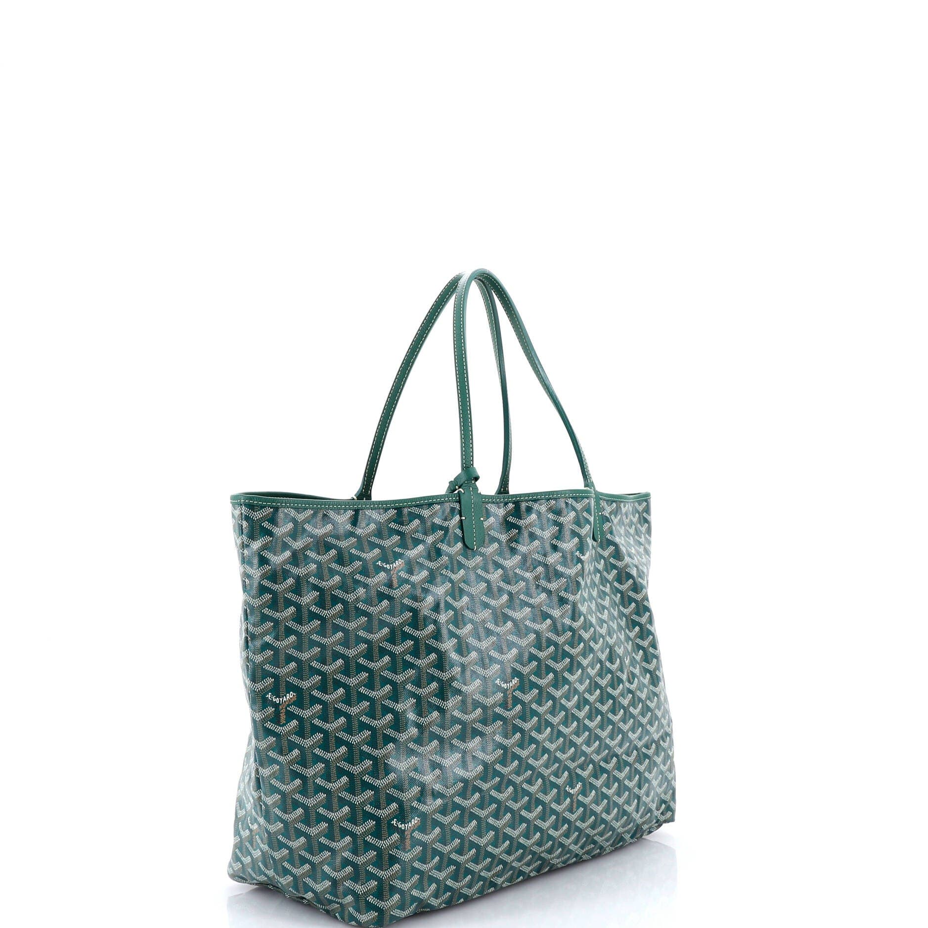 Pre-Owned Goyard Saint Louis Tote Coated Canvas GM, Alternate, color, Green