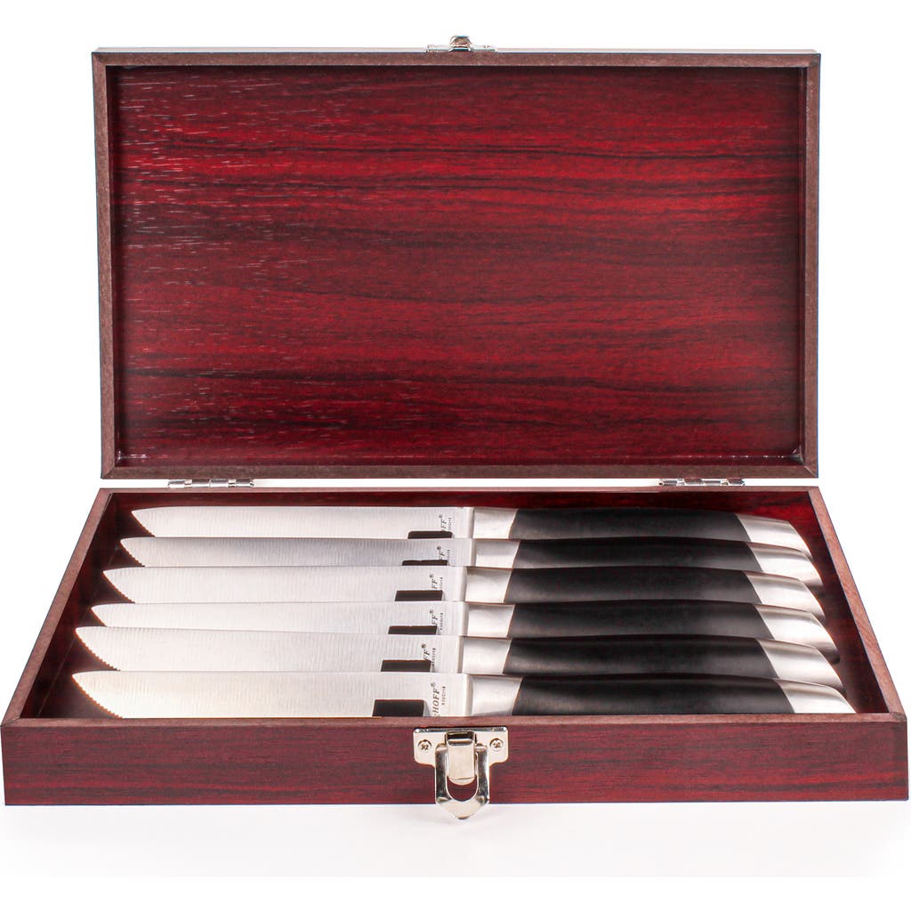 Berghoff Gemini 6-piece Stainless Steel Steak Knife Set In Silver