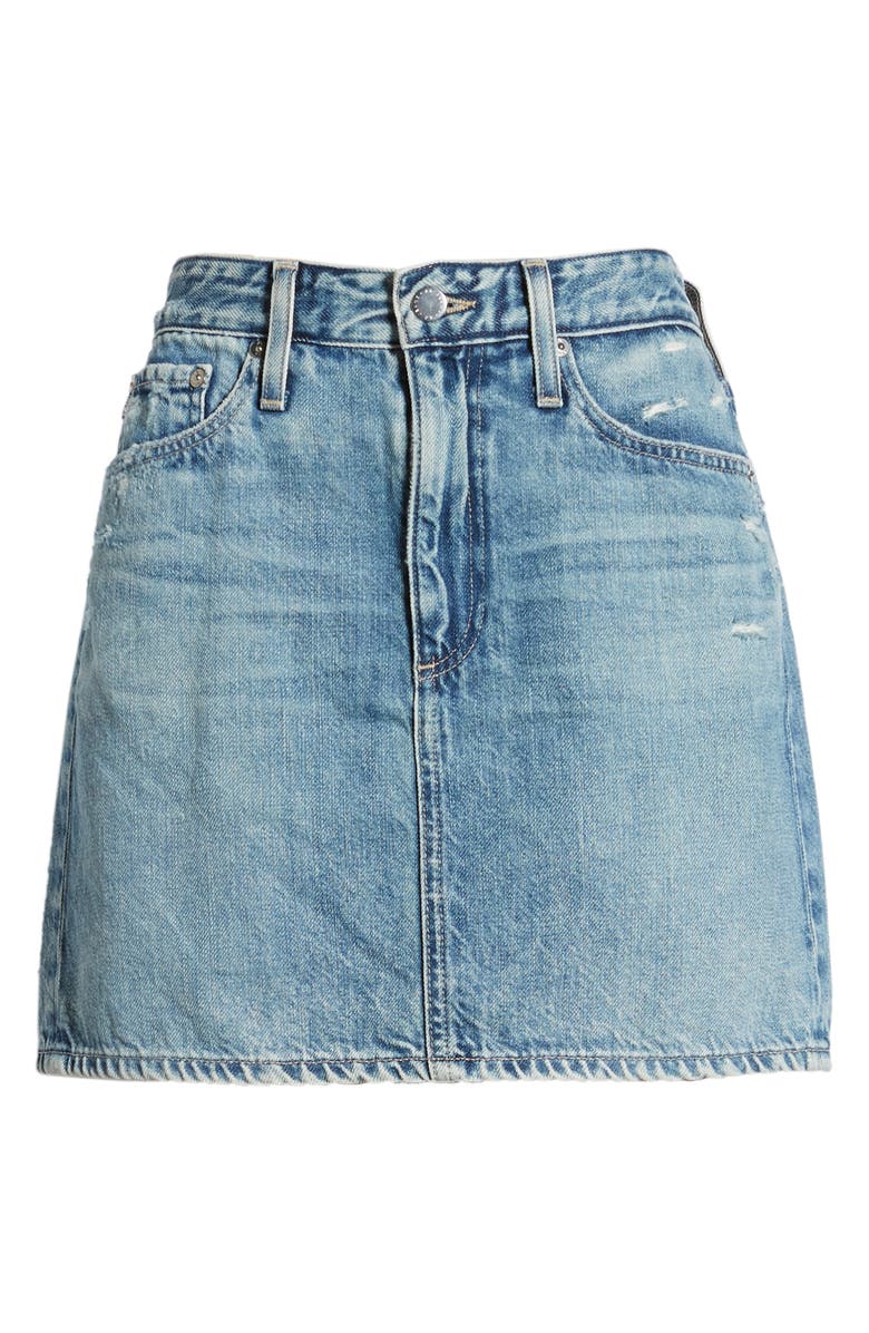 AG Vera Denim Miniskirt, Alternate, color, 20 Years Haste