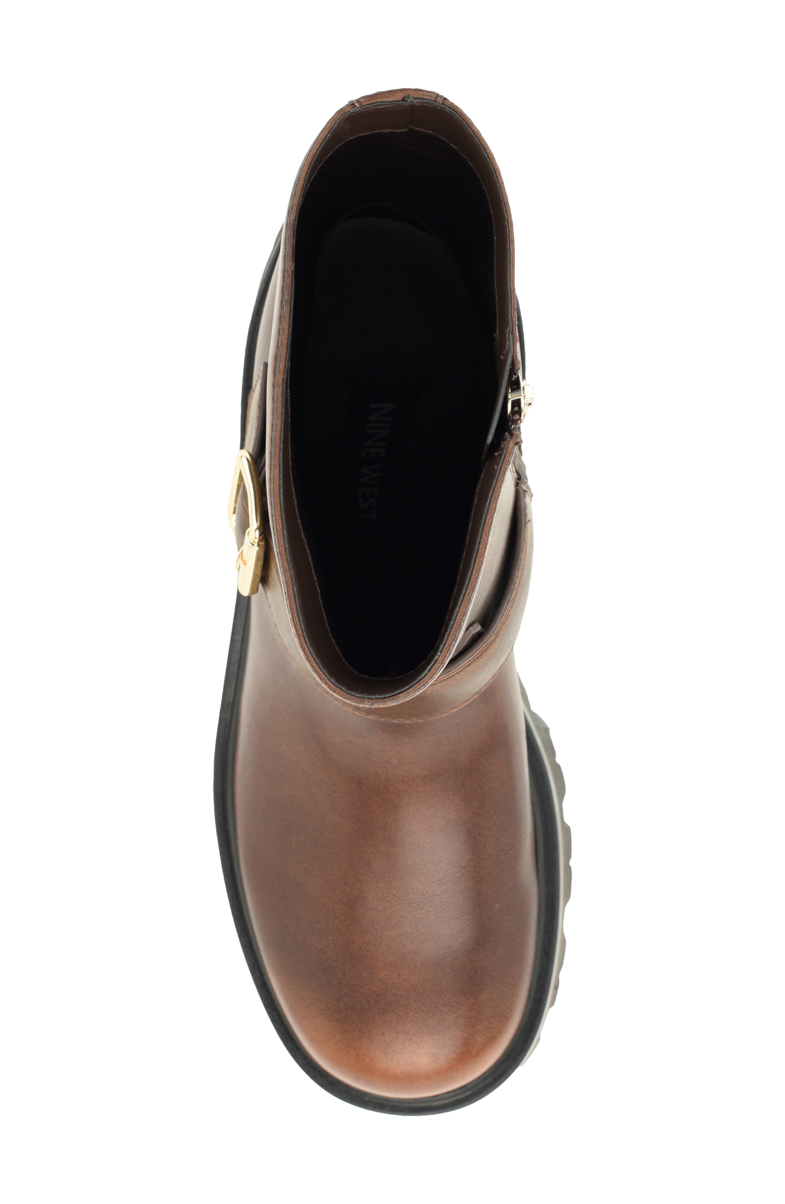 Ryder Faux Leather Boot, Alternate, color, MEDIUM BROWN
