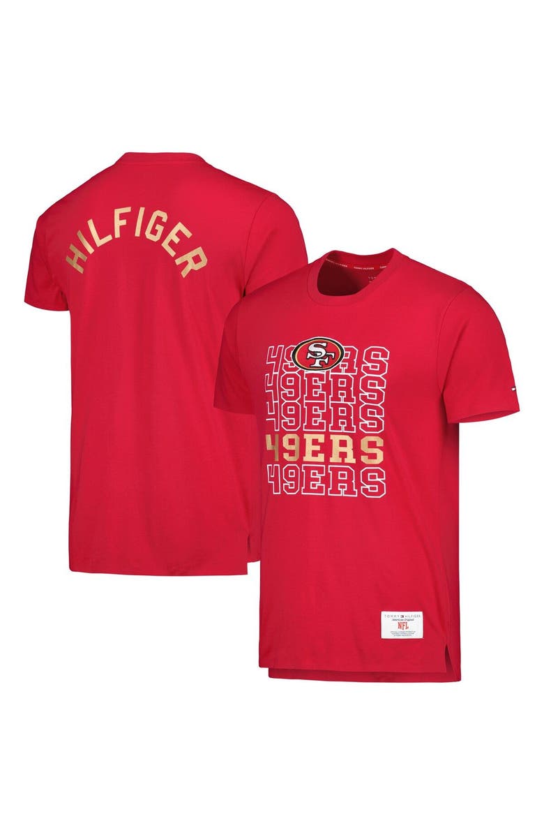 Tommy Hilfiger Men's Tommy Hilfiger Scarlet San Francisco 49ers Liam T-Shirt, Main, color, Scarlet