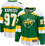 FANATICS Men's Fanatics Branded Kirill Kaprizov Green Minnesota Wild Alternate Premier Breakaway Player Jersey