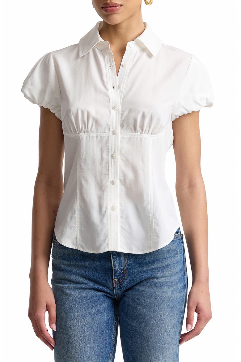 Puff Sleeve Fitted Shirt video