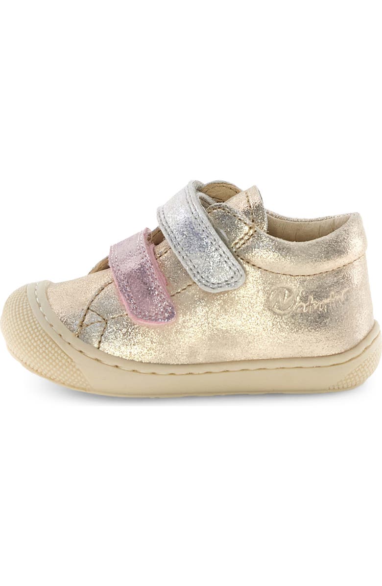 Naturino Kids' Corkel VL Sneaker, Alternate, color, Silver/ Gold Multi