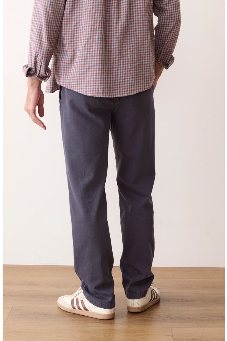 Rowan Pleated Cotton & Linen Trousers, Alternate, color, INDIA INK