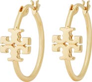 Tory Burch Small Eleanor Hoop Earrings