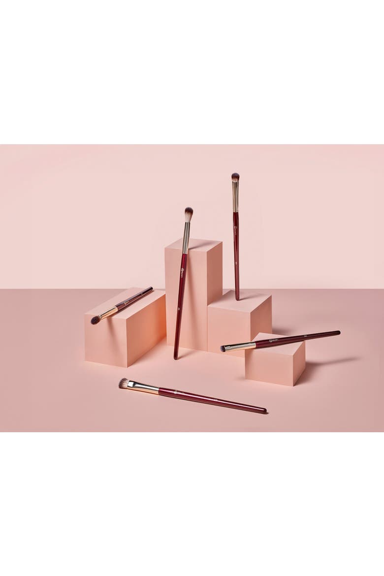 Essentials Collection Eye Brush Set, Alternate, color, Burgundy