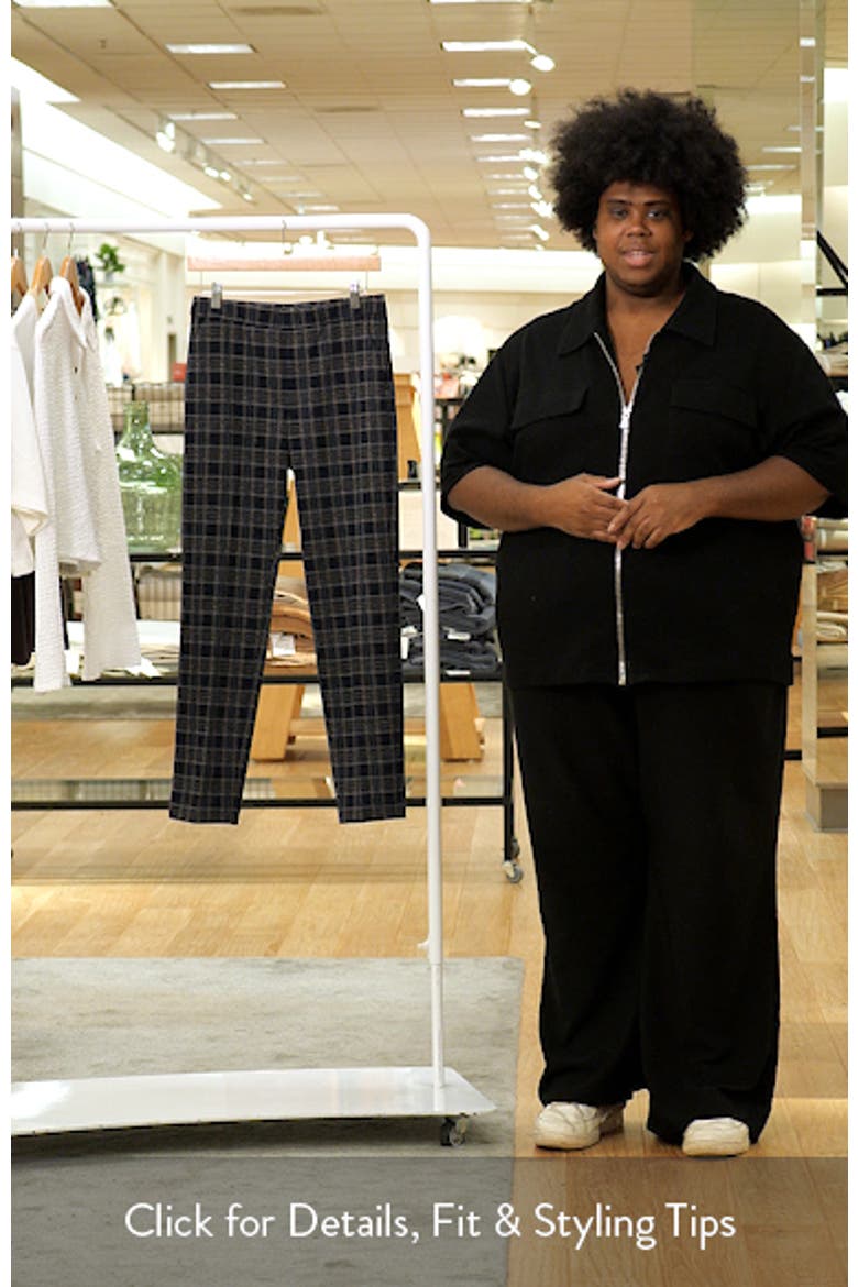 Kayla Plaid Pull On Pants video