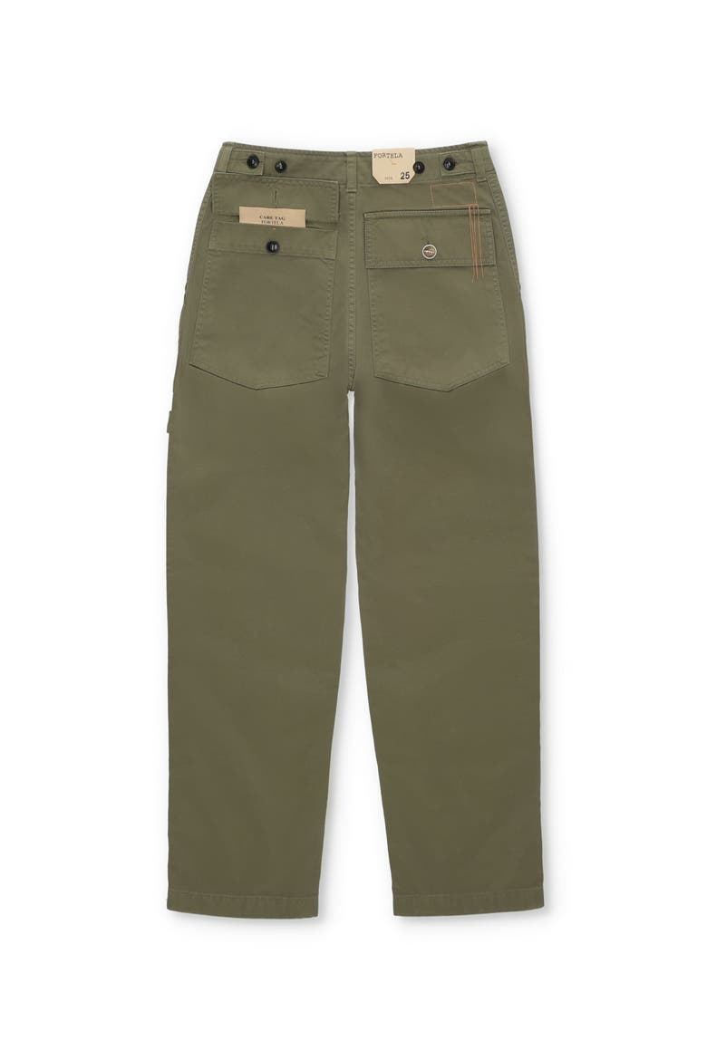 Military Style Vintage Trousers, Alternate, color, Green