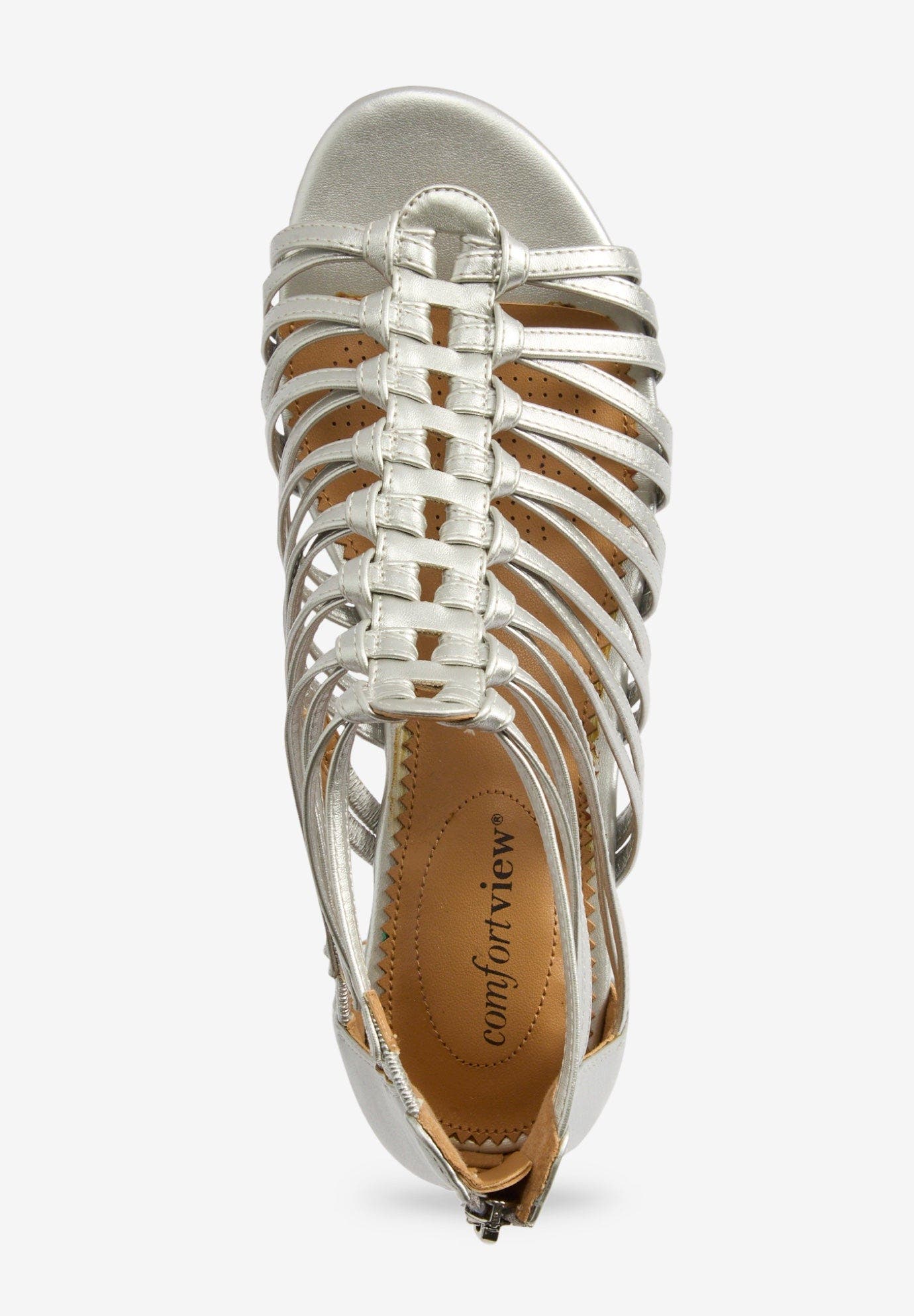 The Helen Sandal, Alternate, color, SILVER