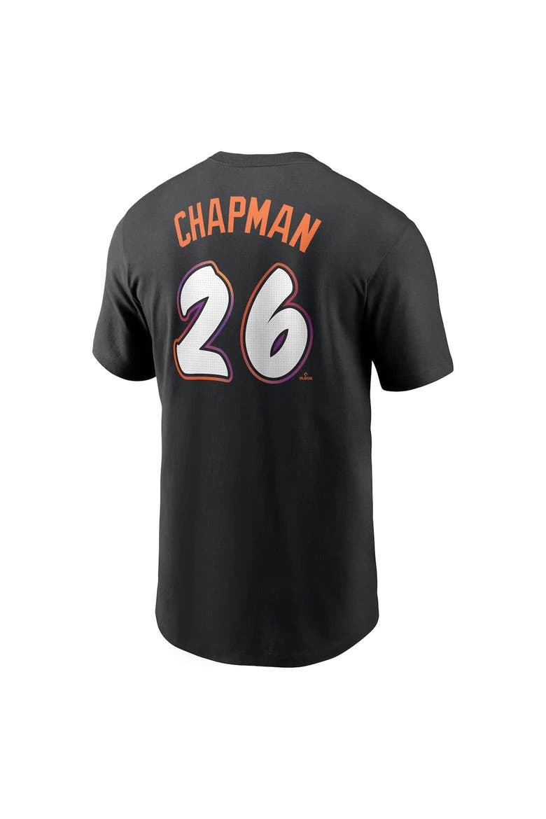 Men's Nike Matt Chapman Anthracite San Francisco Giants 2025 City Connect Fuse Name & Number T-Shirt, Alternate, color, Anthracite