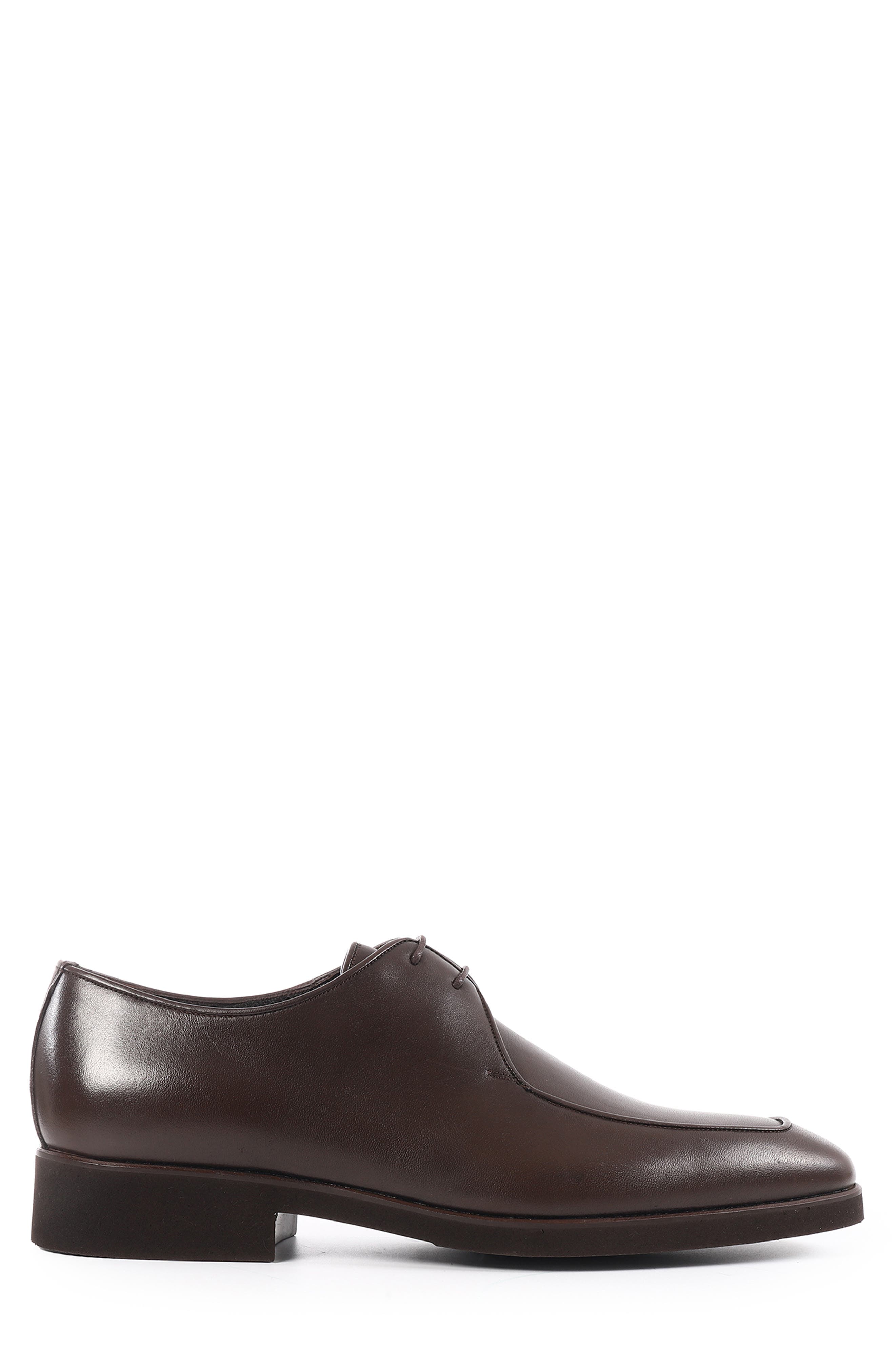 Baymont Apron Toe Oxford, Alternate, color, DARK BROWN