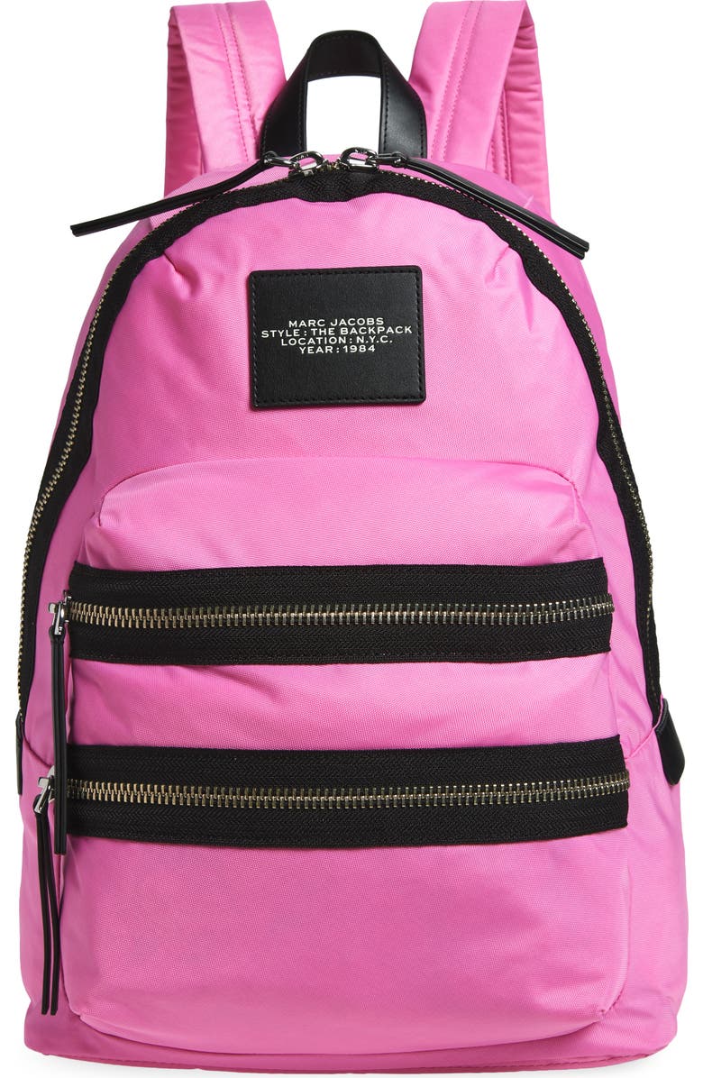 Marc Jacobs The Biker Nylon Large Backpack, Main, color,