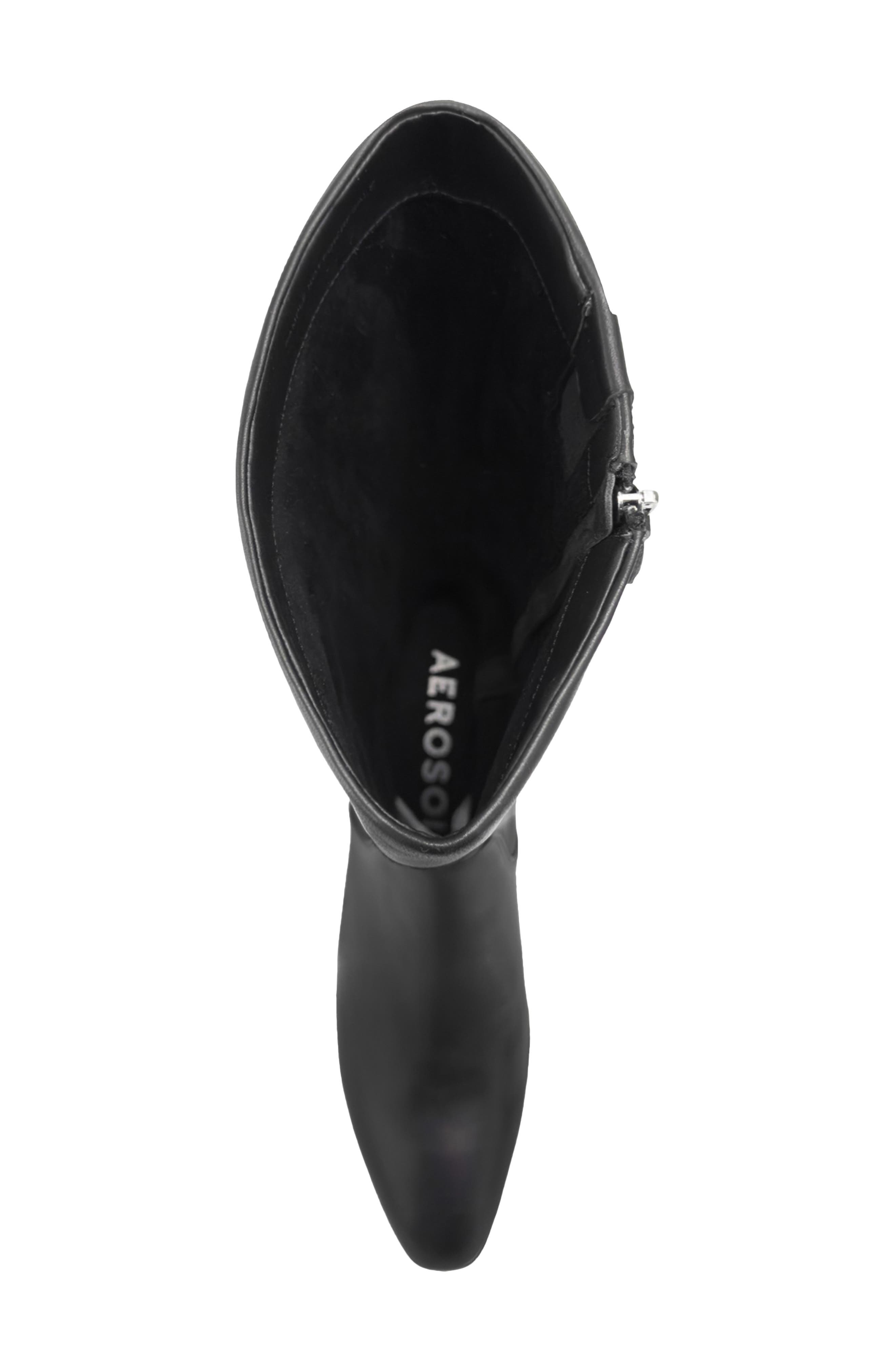 Aerosoles Minerva Knee High Boot, Alternate, color, Black Leather