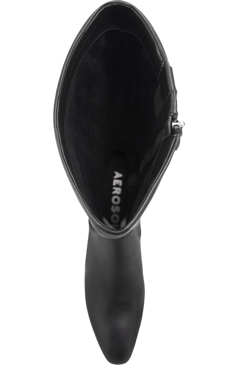 Aerosoles Minerva Knee High Boot, Alternate, color, Black Leather