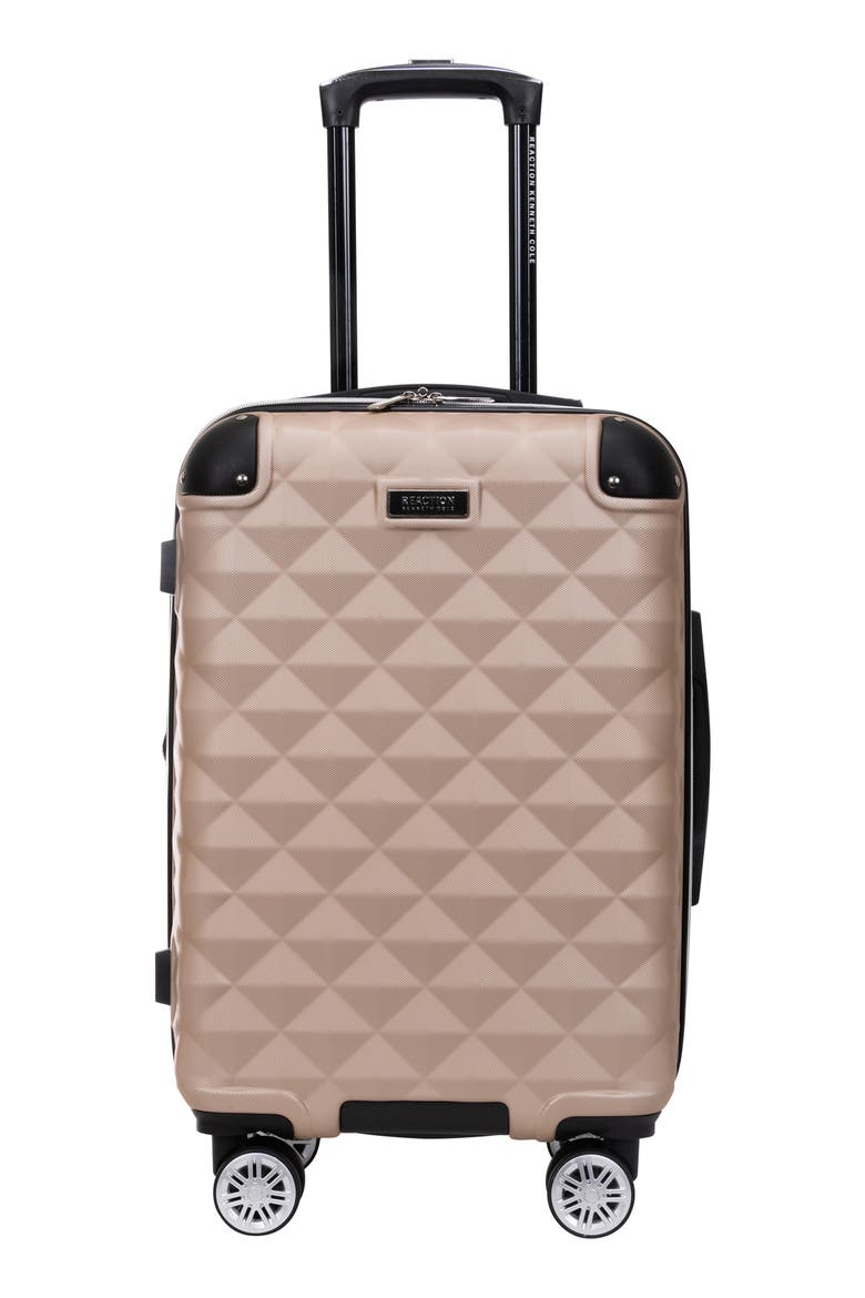 Diamond Tower Hardside Spinner Luggage, Main, color, ROSE CHAMPAGNE