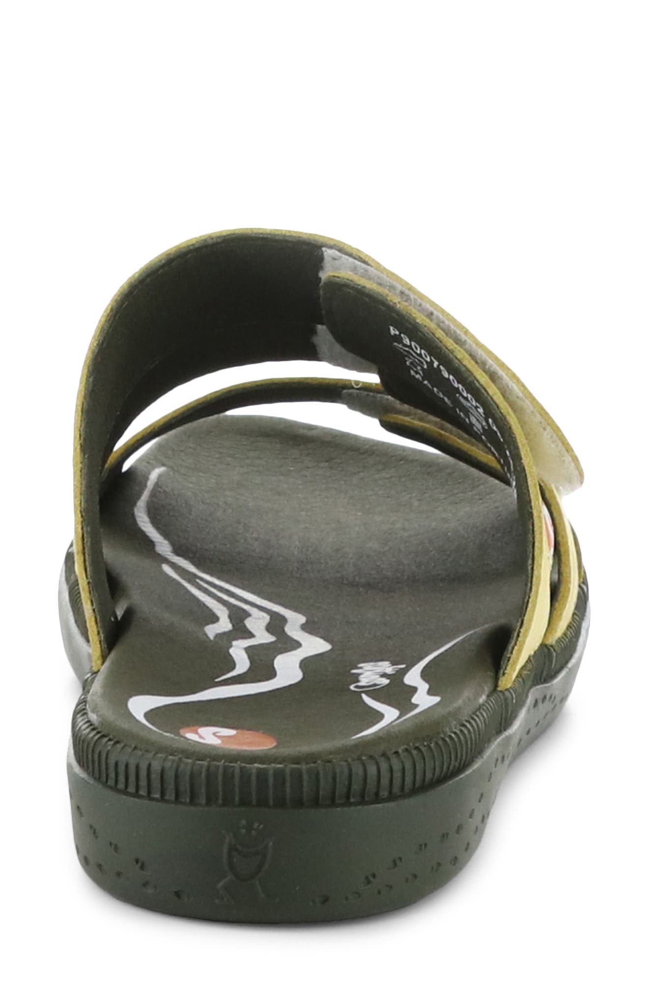 Softinos by Fly London Slide Sandal, Alternate, color, Light Yellow Leather