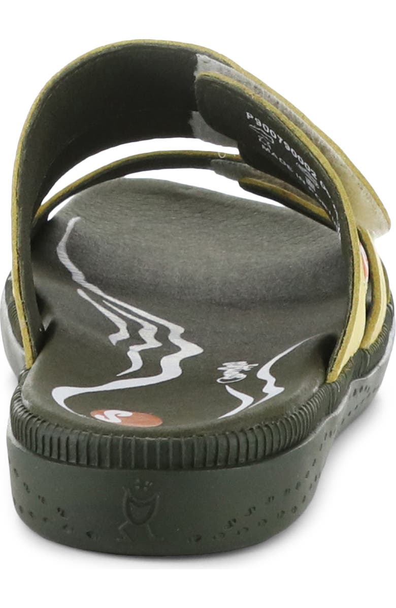 Softinos by Fly London Slide Sandal, Alternate, color, Light Yellow Leather