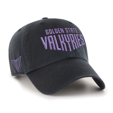 Unisex '47 Black Golden State Valkyries Core Wordmark Clean Up Adjustable Hat